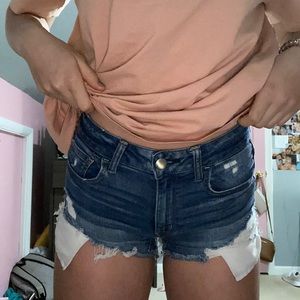 american eagle jean shorts